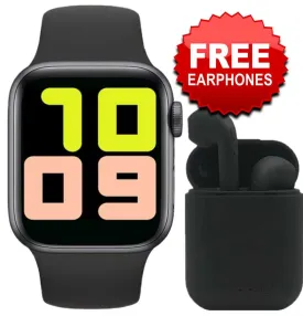 2021 T500 Smart Watch   FREE 2021 Macaron Mini-2 TWS Earphones   Charger Box