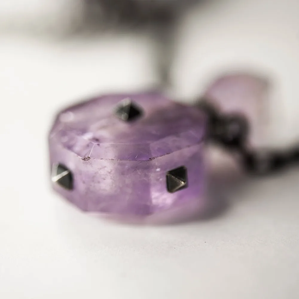 Amethyst Flask charm