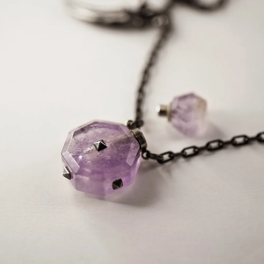 Amethyst Flask charm