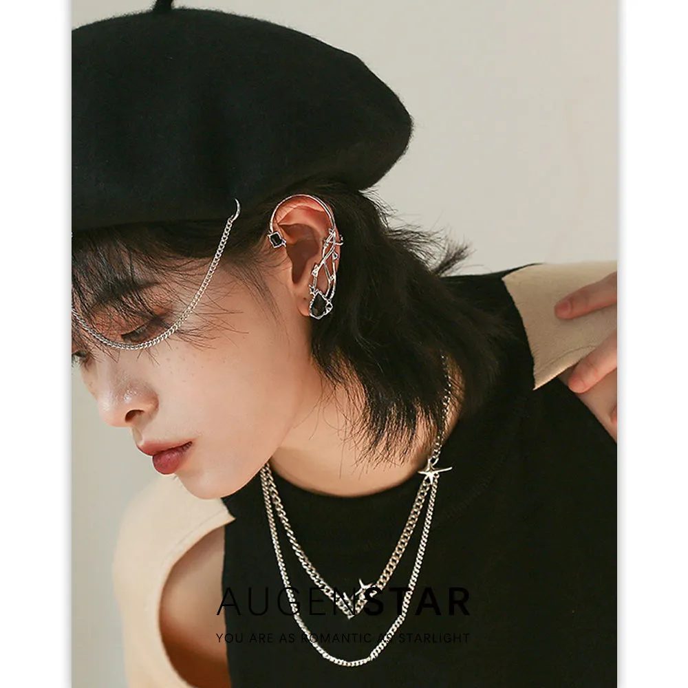 ASR | Street Obsidian Ear Cuffs