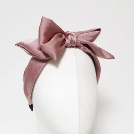 big satin bow knot hairband fashion headband for women hair accessory