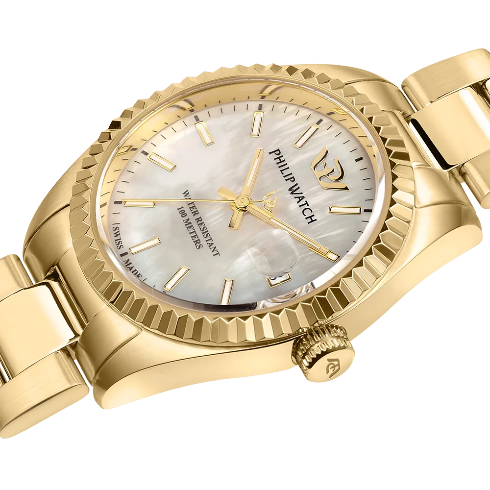 Caribe Women Gold Watch