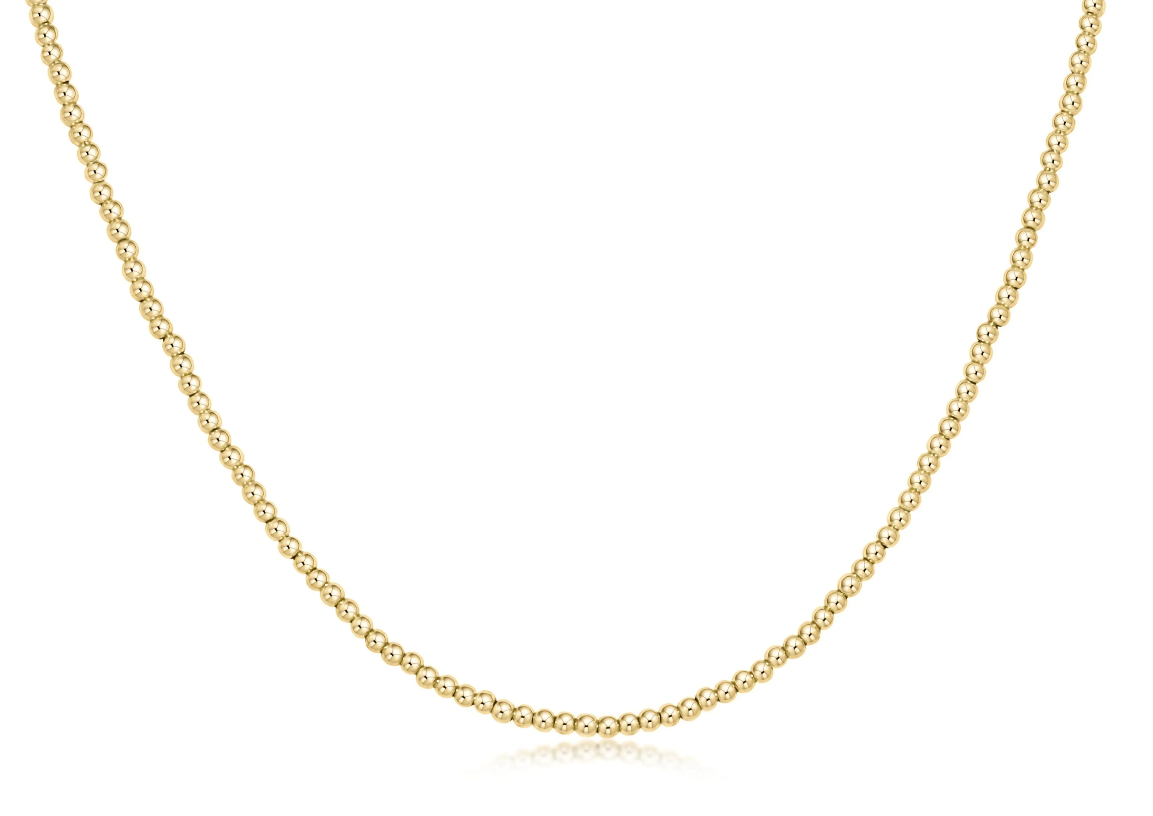 Choker Classic Gold 2mm Bead