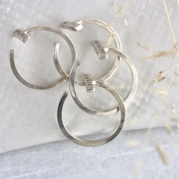 Choose Joy: Single Bar Ring by Christina Kober