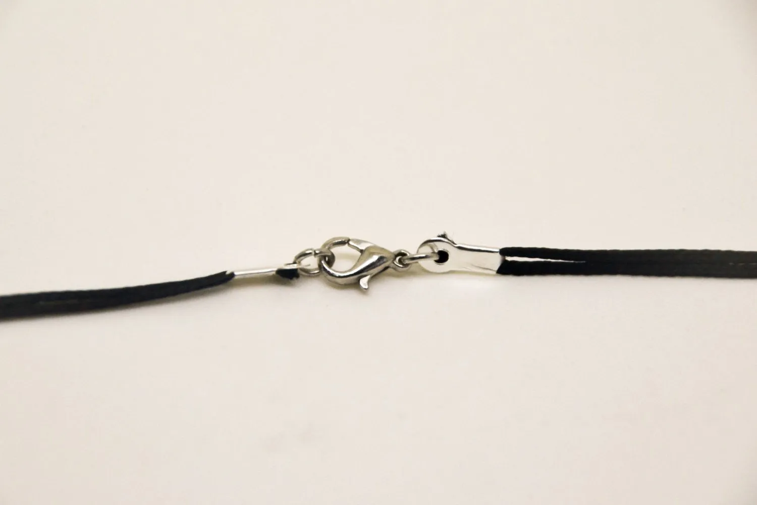 Claw necklace for men, black cord, gift for him, custom jewelry