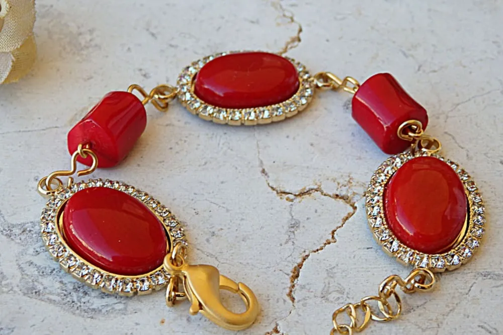 Coral bracelet