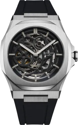 D1M Watch Skeleton Silver