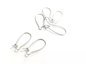 Earring, Ear hook, brass, 3cm, 3 pairs | 銅耳勾, 3cm長, 3對