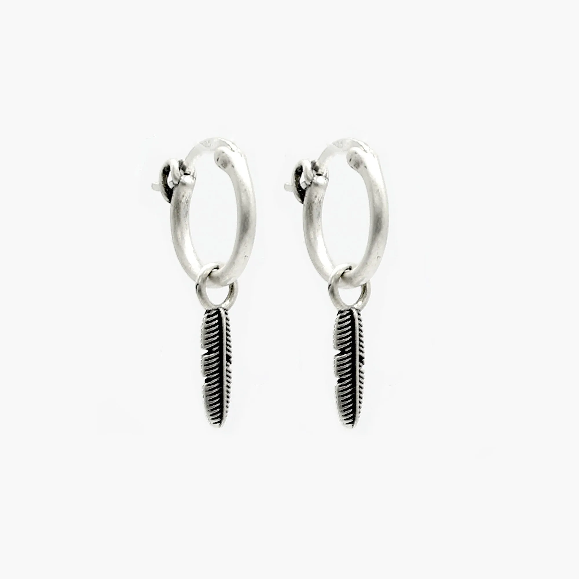 Feather Sterling Silver Earring