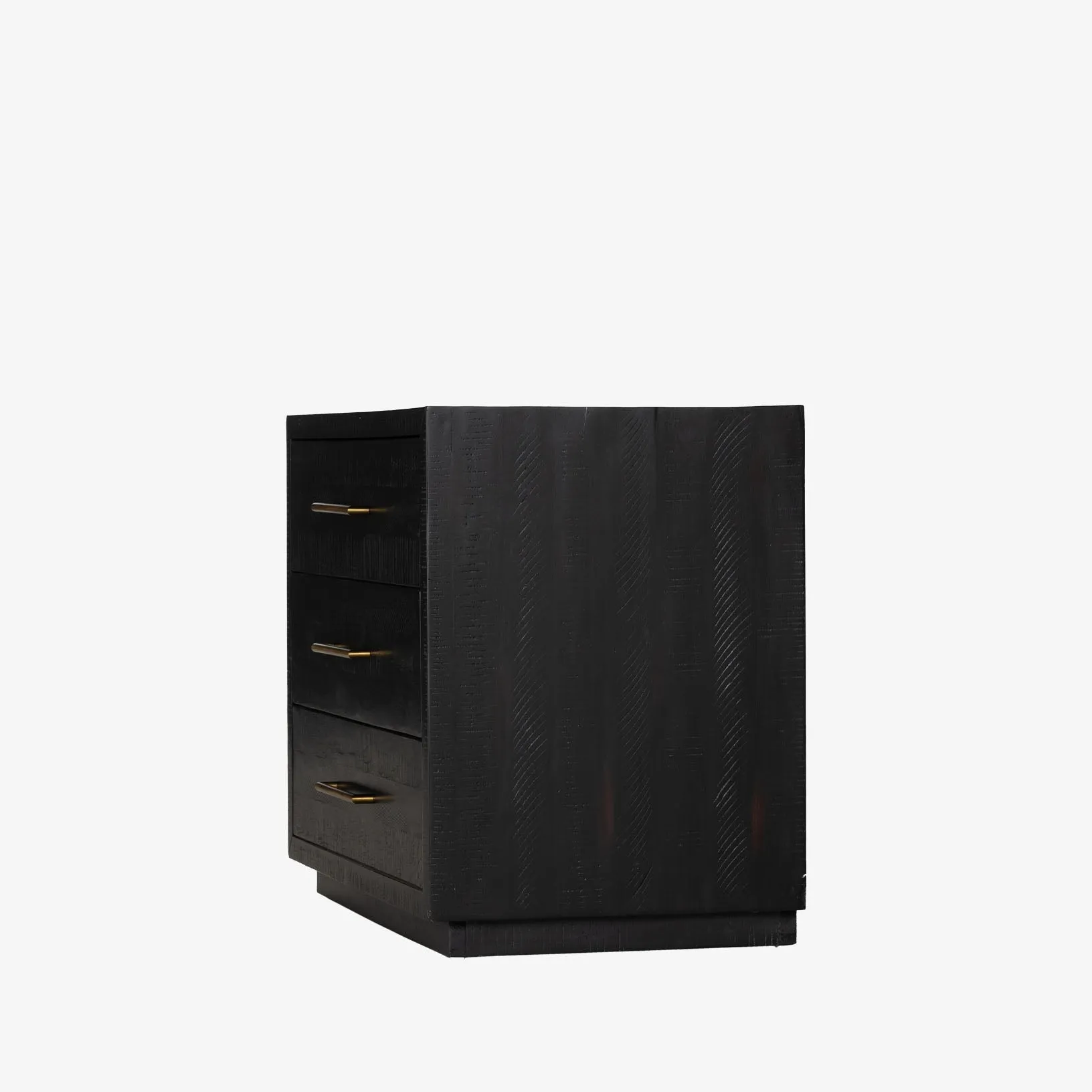 Four Hands Suki Nightstand in Burnished Black