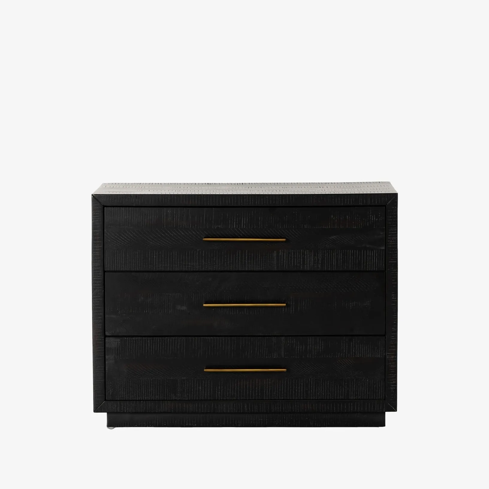 Four Hands Suki Nightstand in Burnished Black