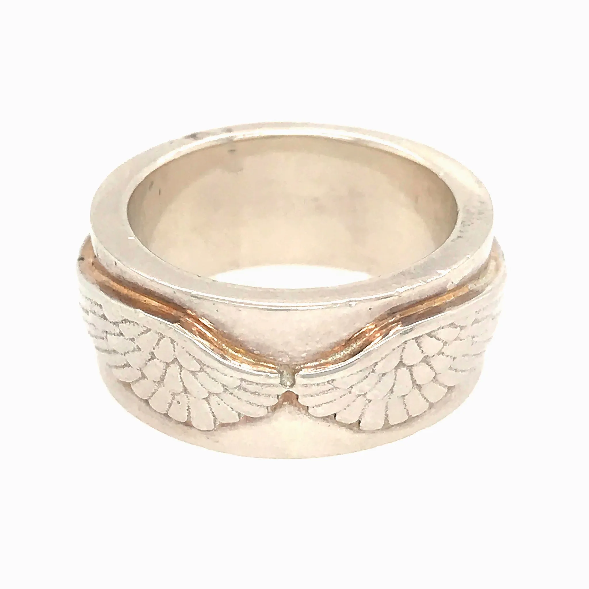 Garrard by Jade Jagger Winged Ring in Sterling Silver