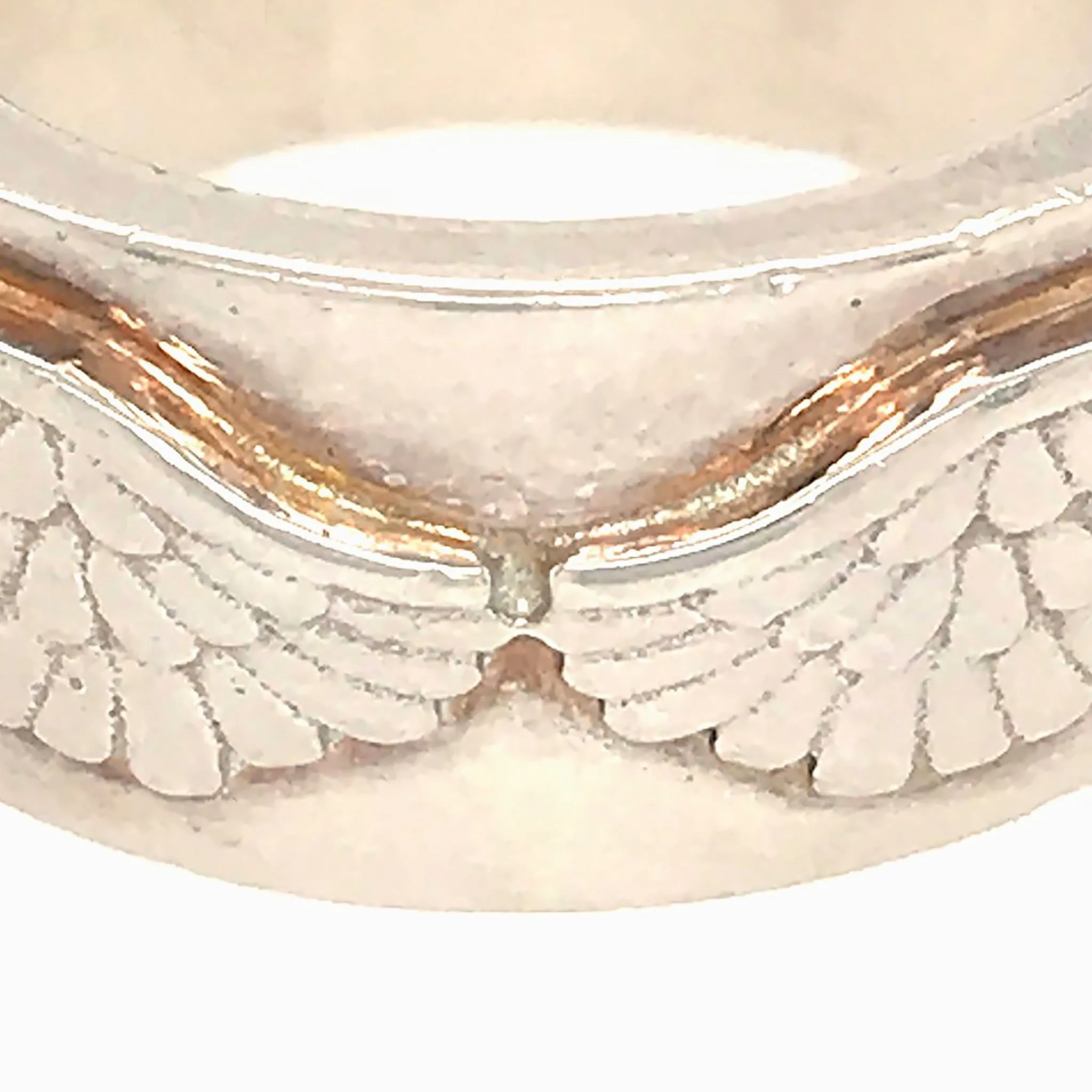 Garrard by Jade Jagger Winged Ring in Sterling Silver