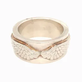 Garrard by Jade Jagger Winged Ring in Sterling Silver