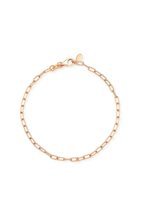 Gold Link Chain Bracelet