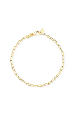 Gold Link Chain Bracelet