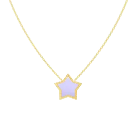 Kids Enamel Star Necklace