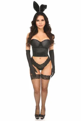 Lavish 4 PC Sexy Bustier Bunny Costume