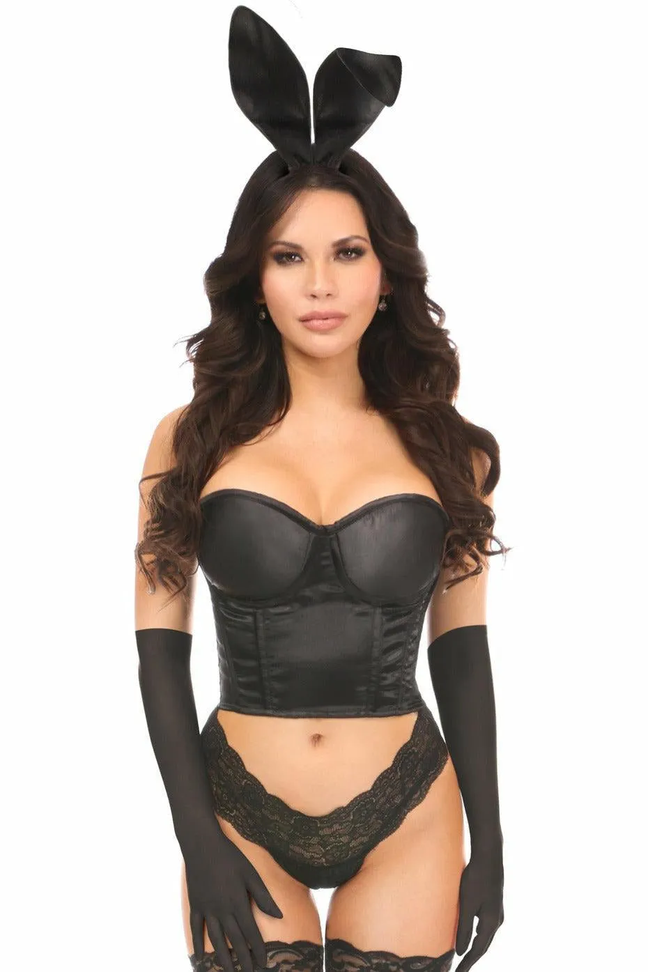 Lavish 4 PC Sexy Bustier Bunny Costume