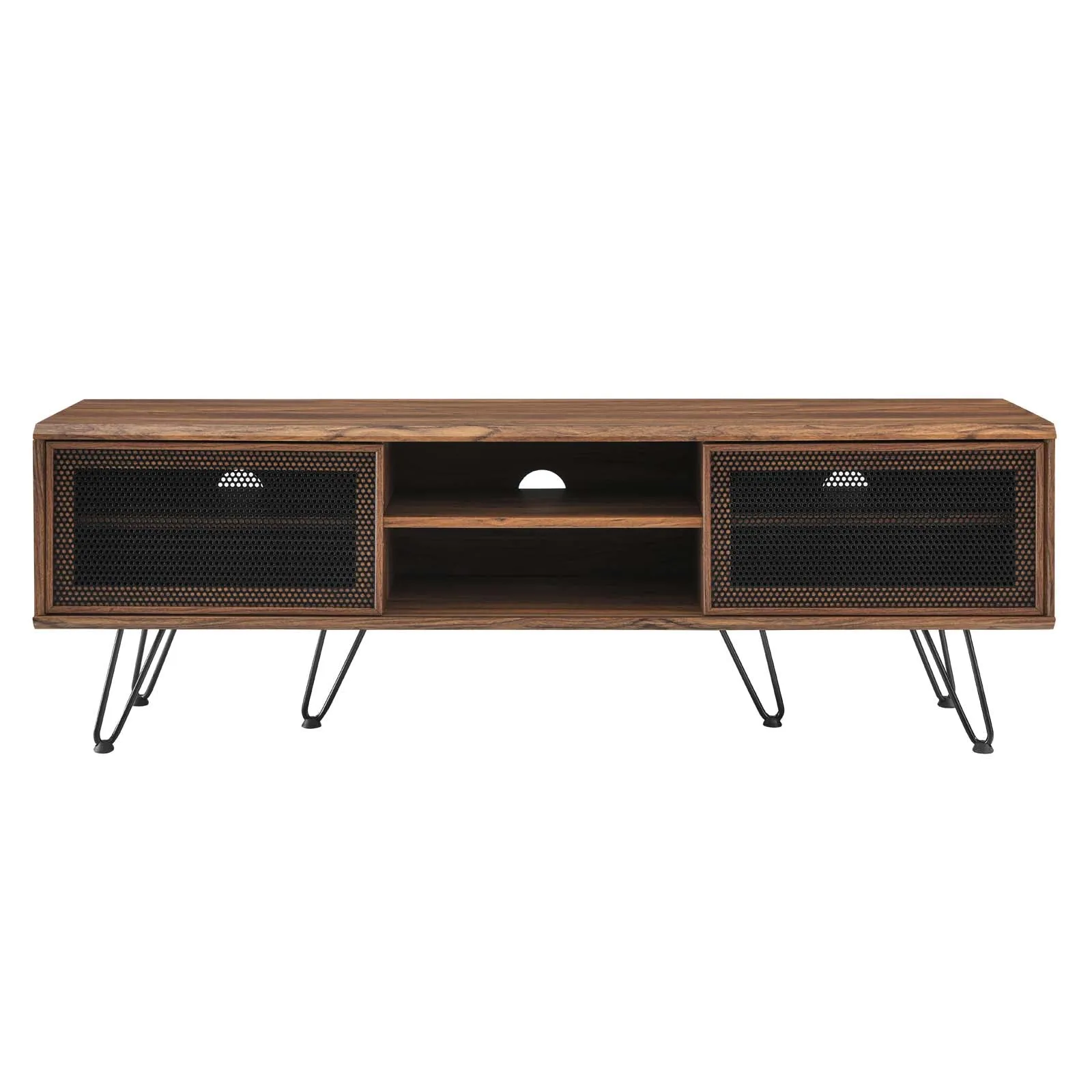 Nomad 59" TV Stand Walnut EEI-6203-WAL