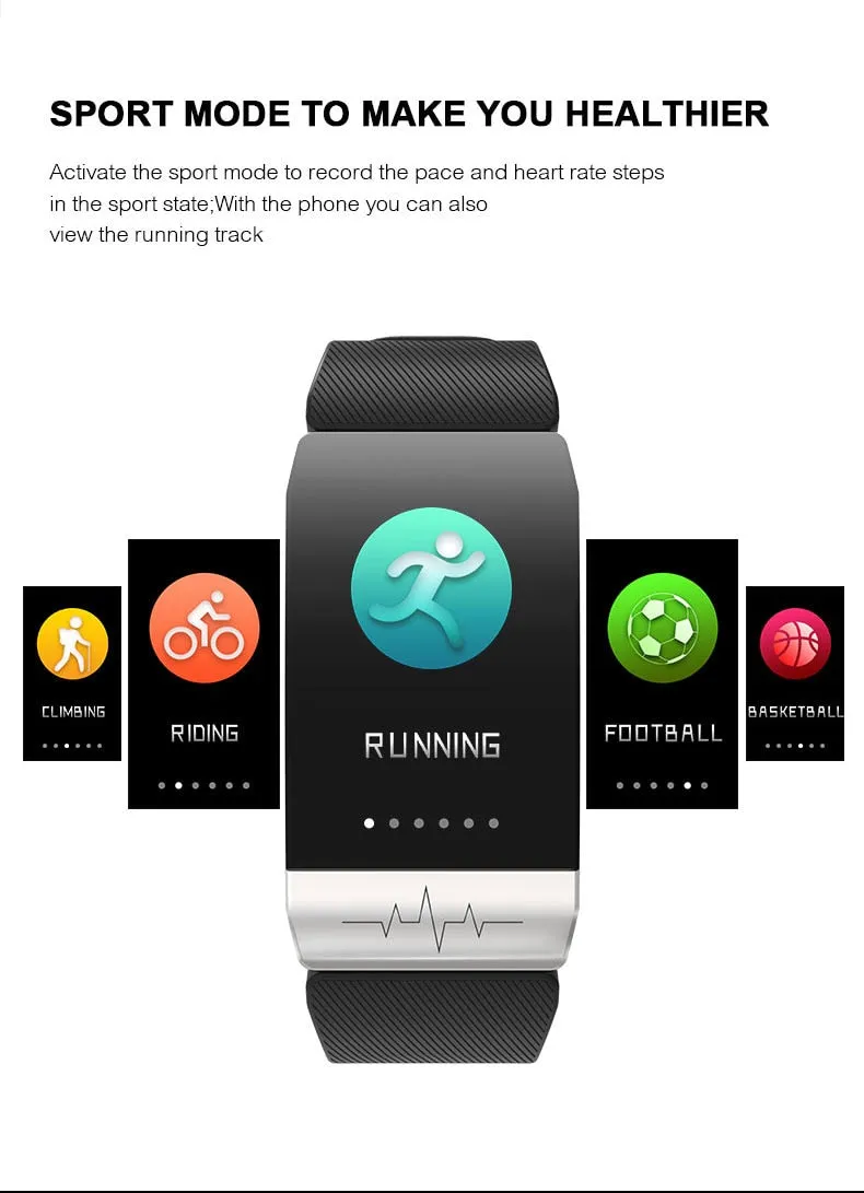 Q1S ECG, PPG, Fitness Tracker & Smartwatch