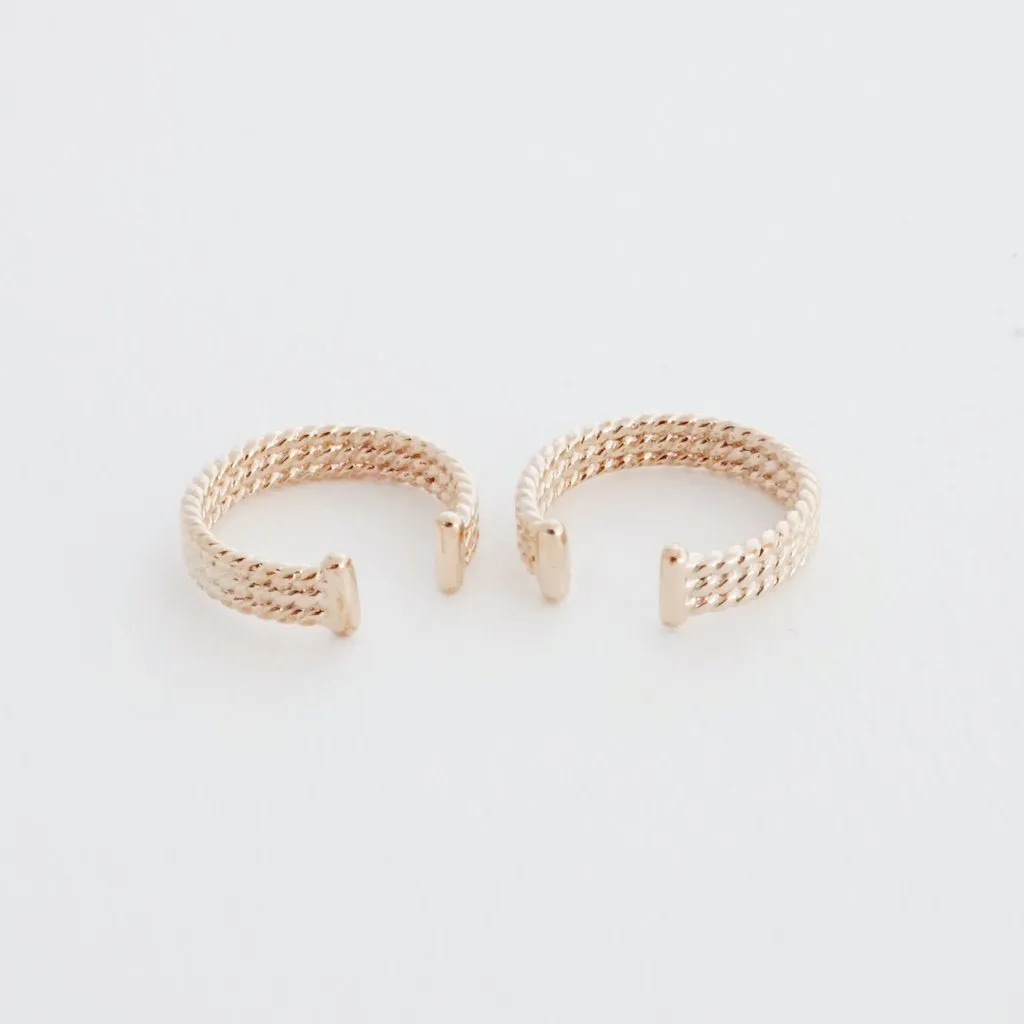 Roped Ear Cuffs