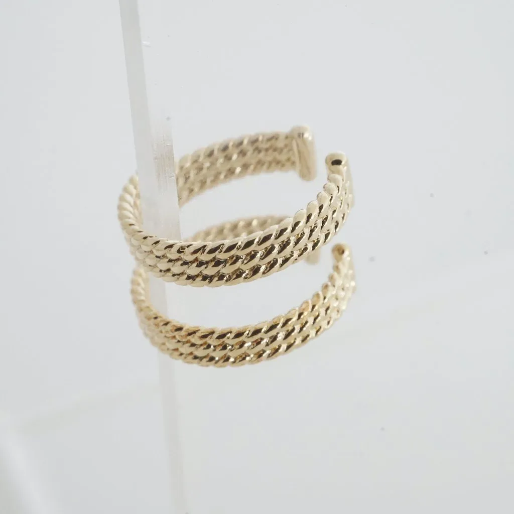 Roped Ear Cuffs