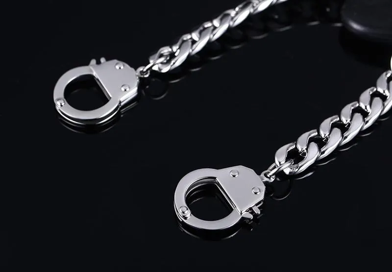 Silver Handcuffs Chain Bracelet