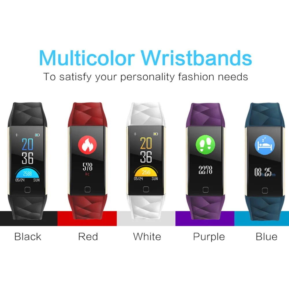 T20 Smart Watch Bracelet with Blood Pressure, Heart Rate Monitor, Sport Activity Tracker and more