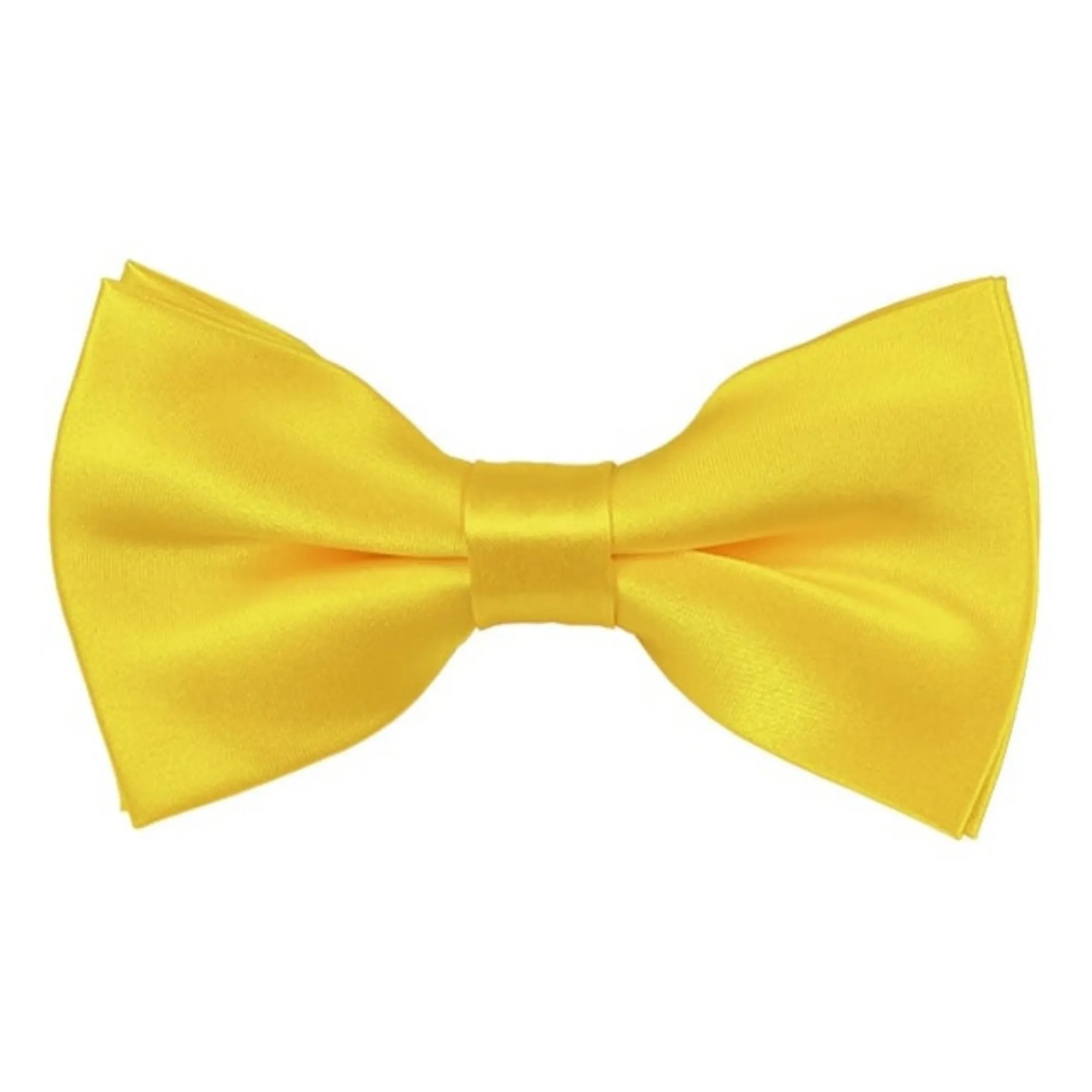 TheDapperTie Men's Solid Color 2.5 W And 4.5 L Inch Pre-Tied adjustable Bow Ties