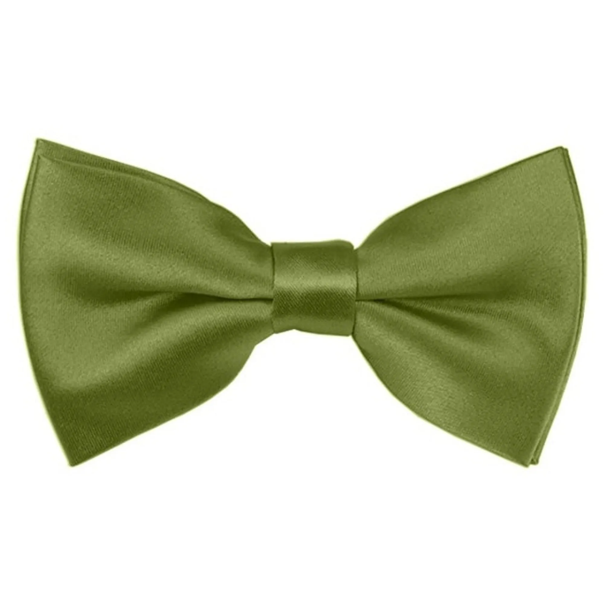 TheDapperTie Men's Solid Color 2.5 W And 4.5 L Inch Pre-Tied adjustable Bow Ties