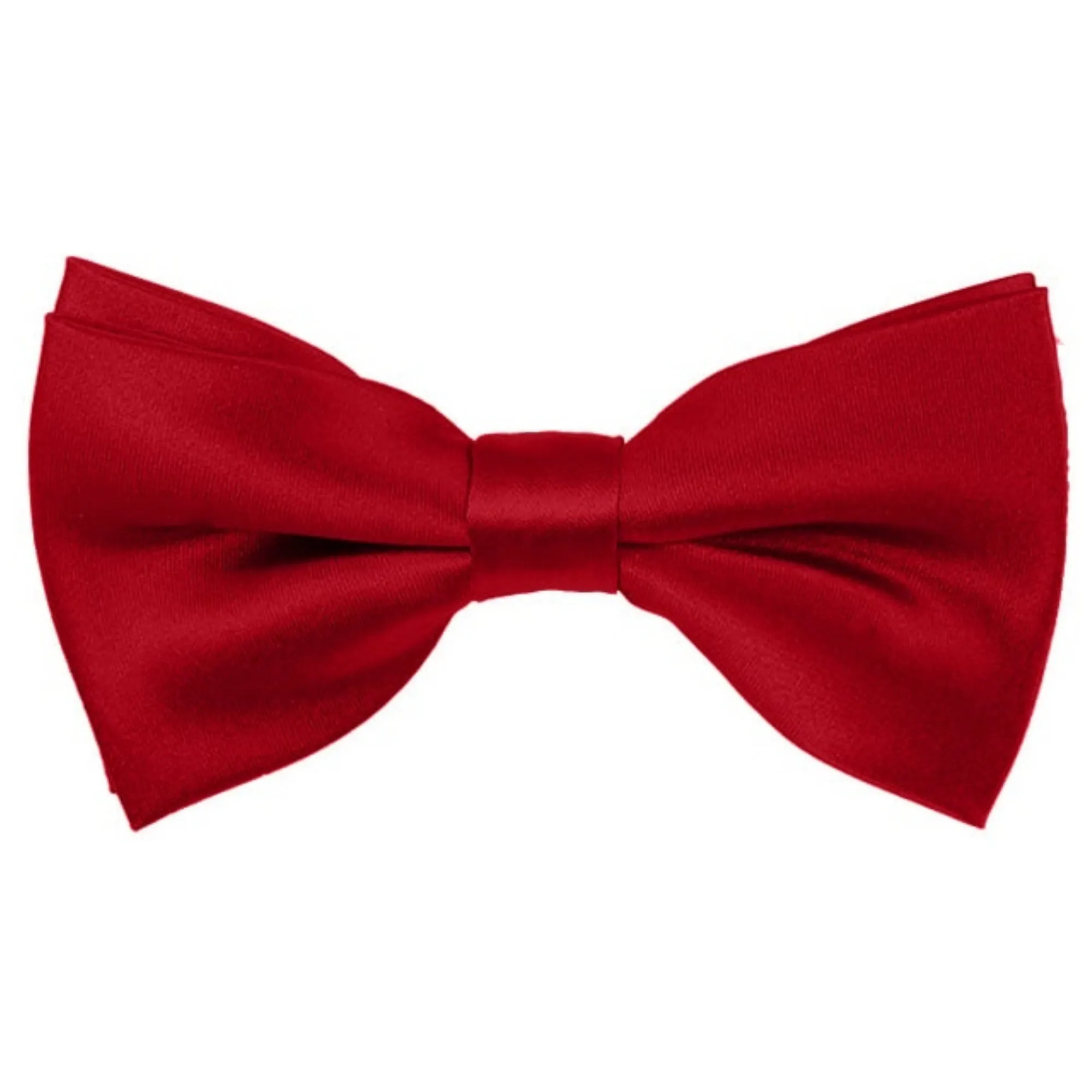 TheDapperTie Men's Solid Color 2.5 W And 4.5 L Inch Pre-Tied adjustable Bow Ties