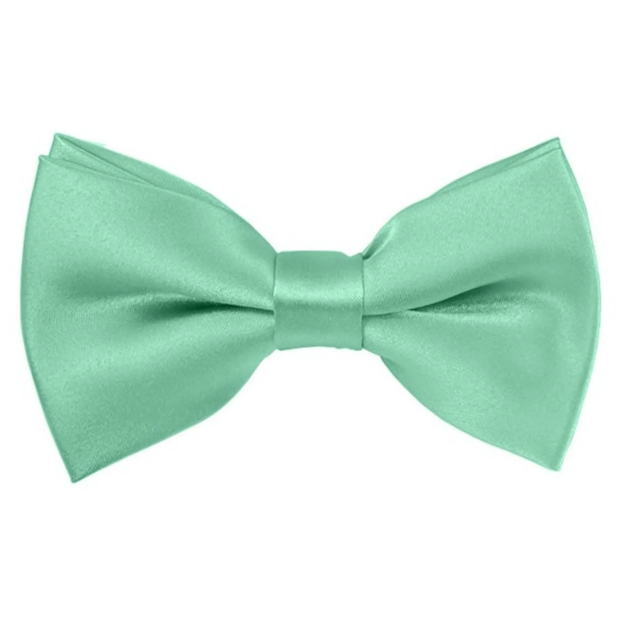 TheDapperTie Men's Solid Color 2.5 W And 4.5 L Inch Pre-Tied adjustable Bow Ties