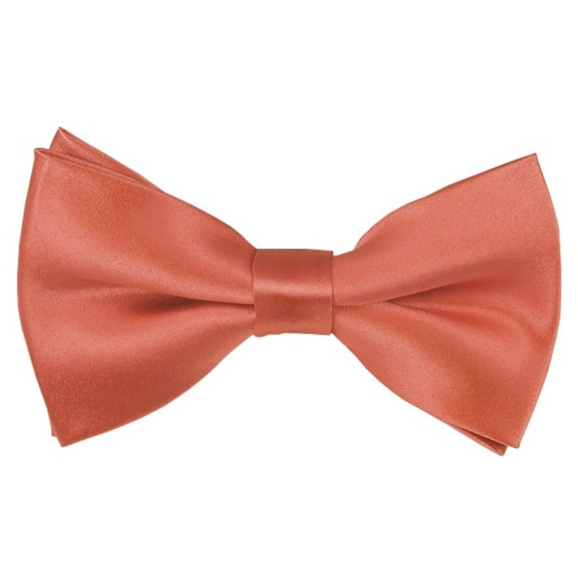 TheDapperTie Men's Solid Color 2.5 W And 4.5 L Inch Pre-Tied adjustable Bow Ties