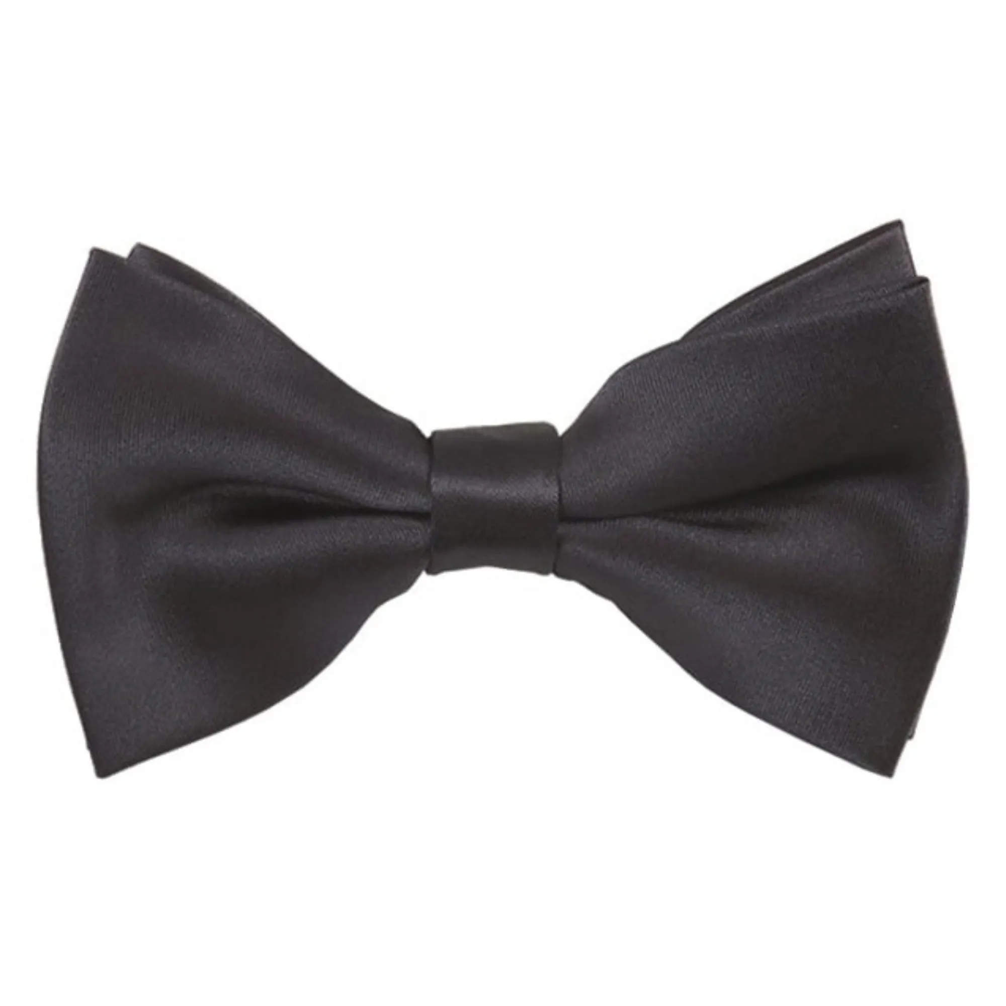 TheDapperTie Men's Solid Color 2.5 W And 4.5 L Inch Pre-Tied adjustable Bow Ties