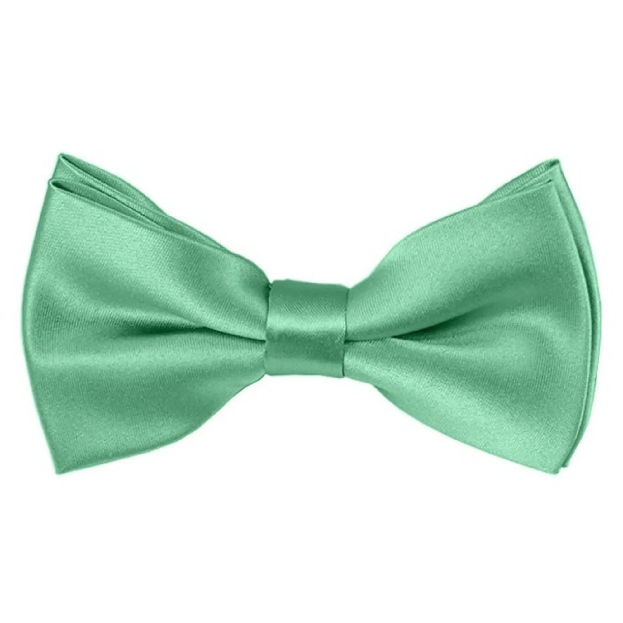 TheDapperTie Men's Solid Color 2.5 W And 4.5 L Inch Pre-Tied adjustable Bow Ties