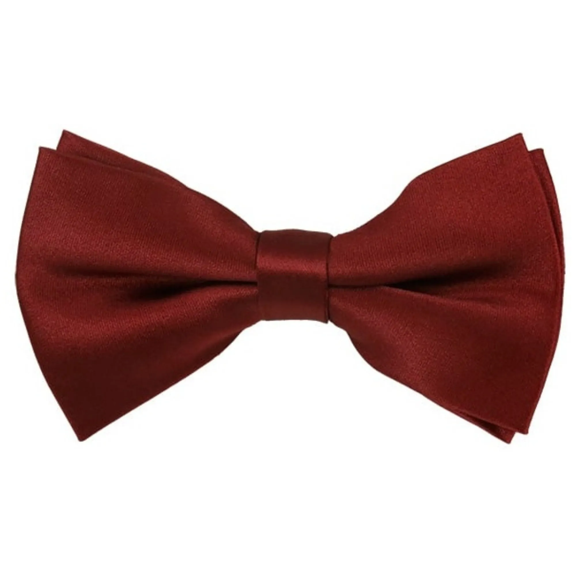 TheDapperTie Men's Solid Color 2.5 W And 4.5 L Inch Pre-Tied adjustable Bow Ties