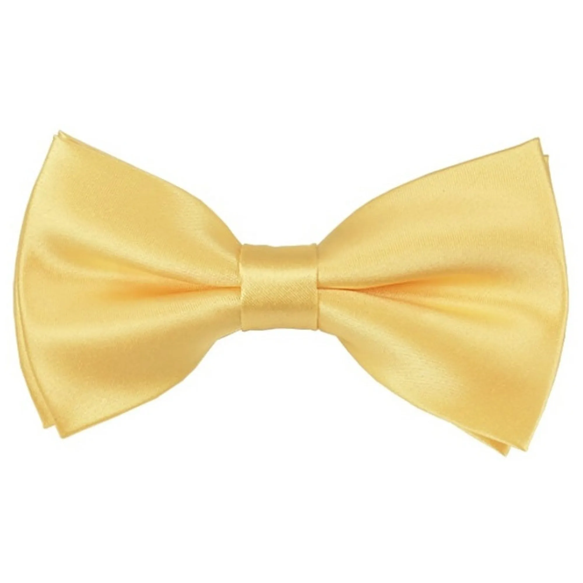 TheDapperTie Men's Solid Color 2.5 W And 4.5 L Inch Pre-Tied adjustable Bow Ties