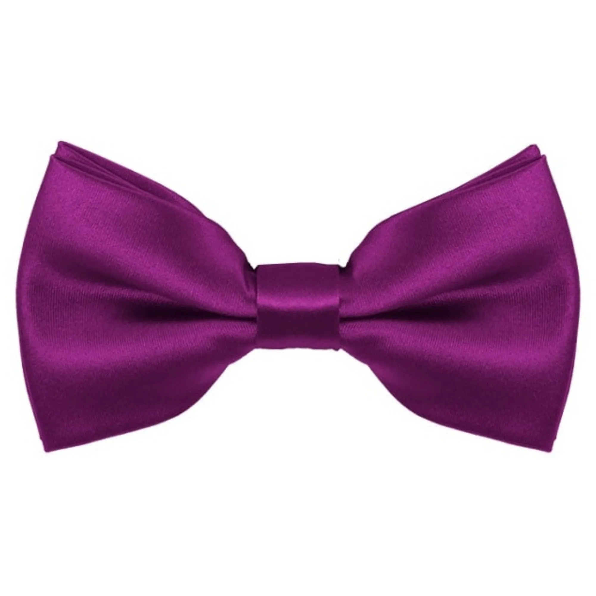 TheDapperTie Men's Solid Color 2.5 W And 4.5 L Inch Pre-Tied adjustable Bow Ties