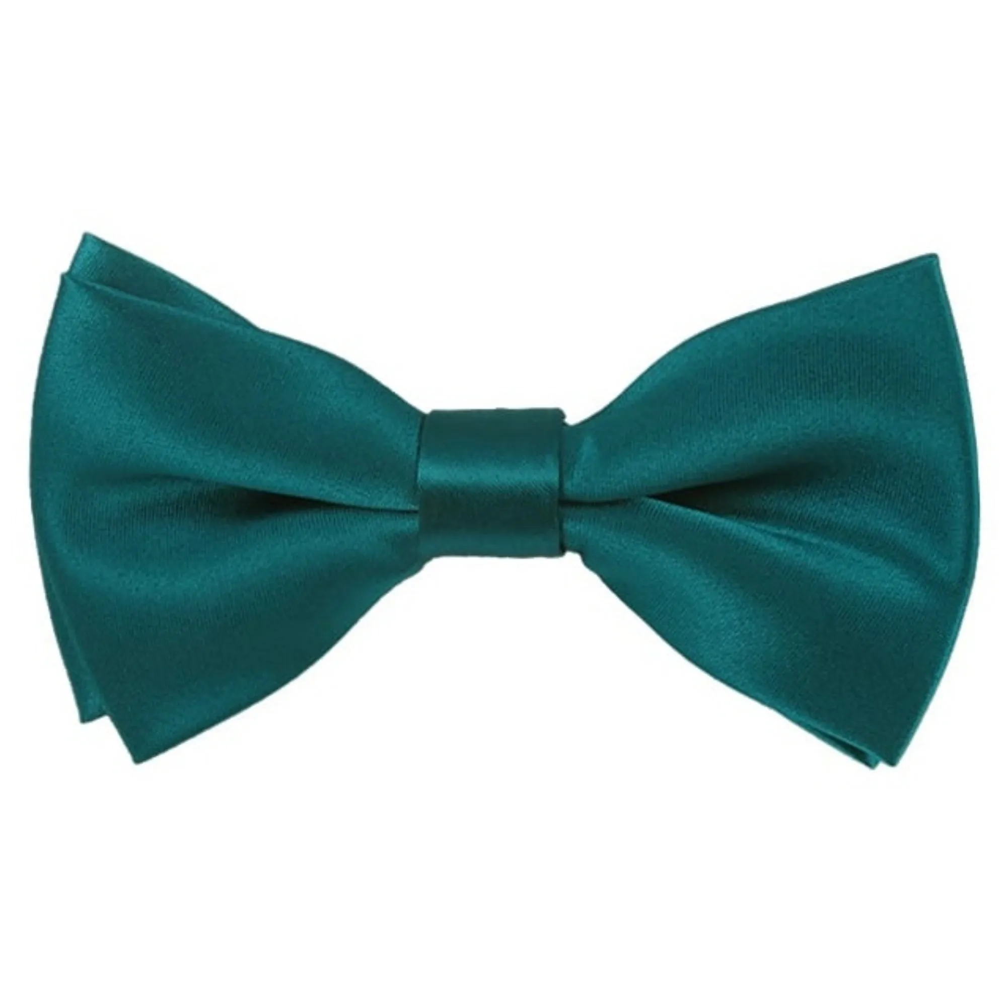 TheDapperTie Men's Solid Color 2.5 W And 4.5 L Inch Pre-Tied adjustable Bow Ties