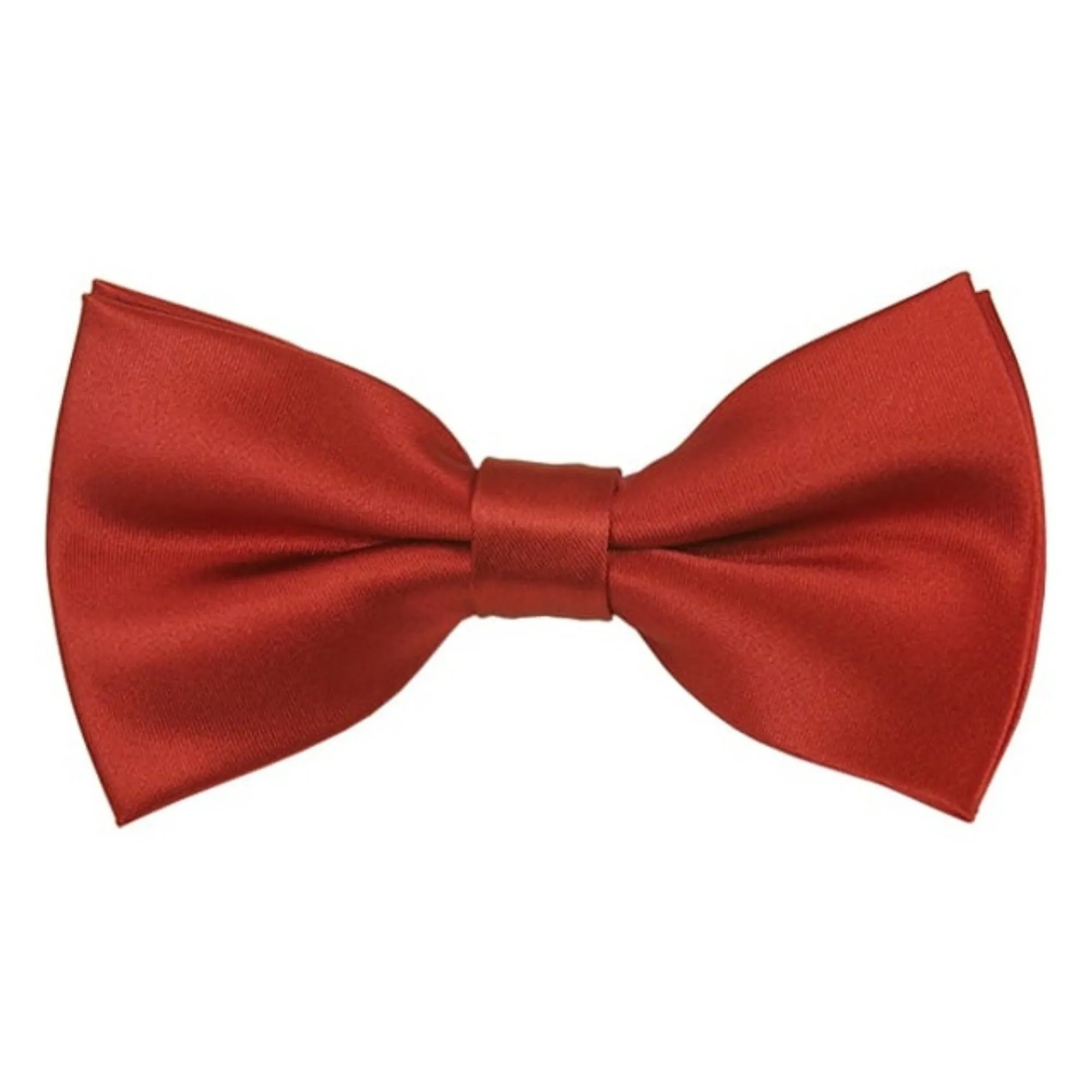 TheDapperTie Men's Solid Color 2.5 W And 4.5 L Inch Pre-Tied adjustable Bow Ties