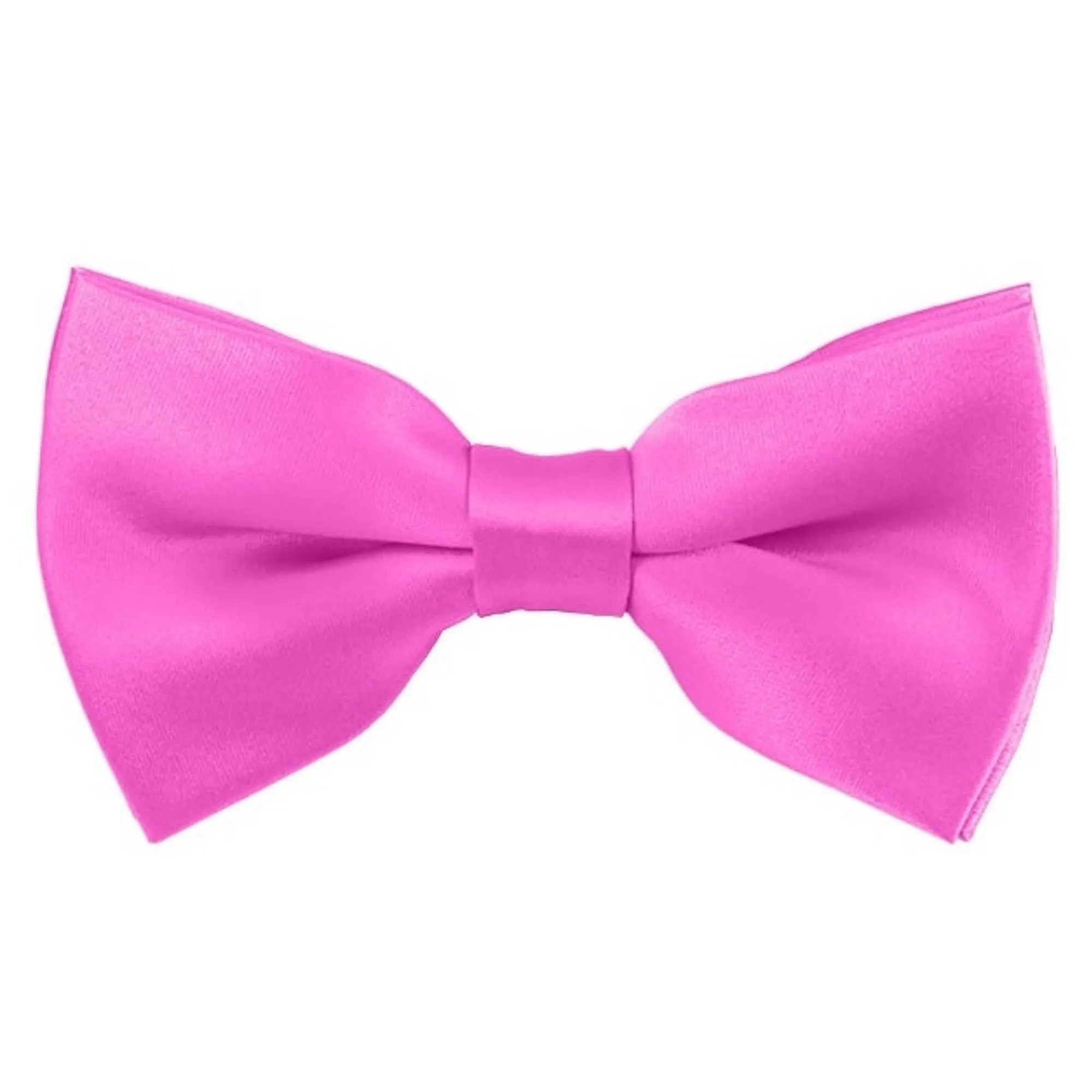 TheDapperTie Men's Solid Color 2.5 W And 4.5 L Inch Pre-Tied adjustable Bow Ties