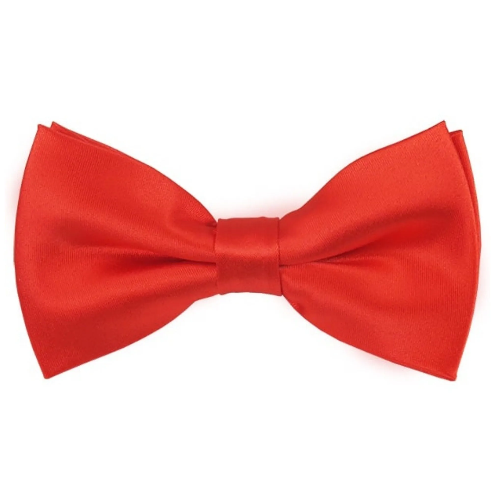 TheDapperTie Men's Solid Color 2.5 W And 4.5 L Inch Pre-Tied adjustable Bow Ties