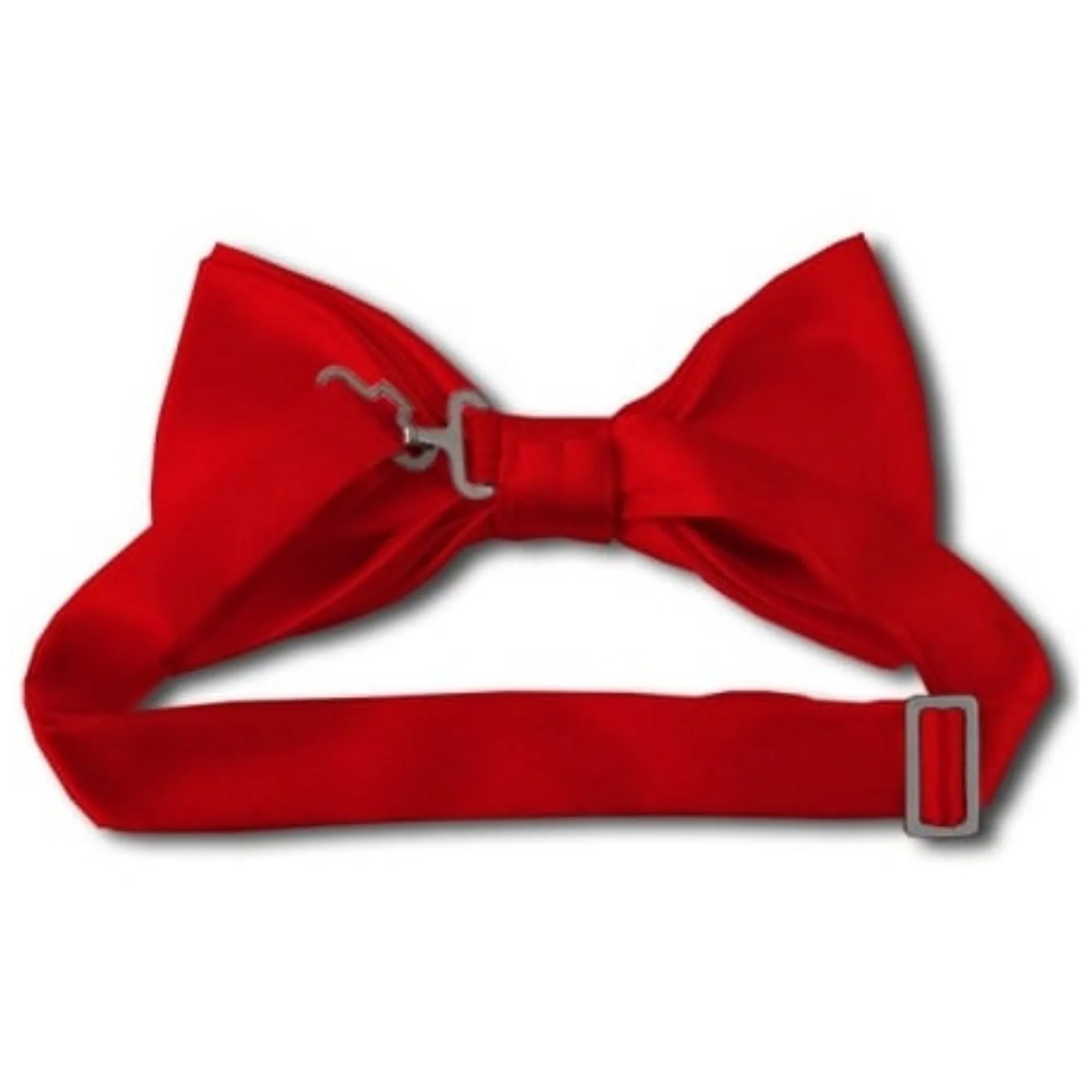 TheDapperTie Men's Solid Color 2.5 W And 4.5 L Inch Pre-Tied adjustable Bow Ties