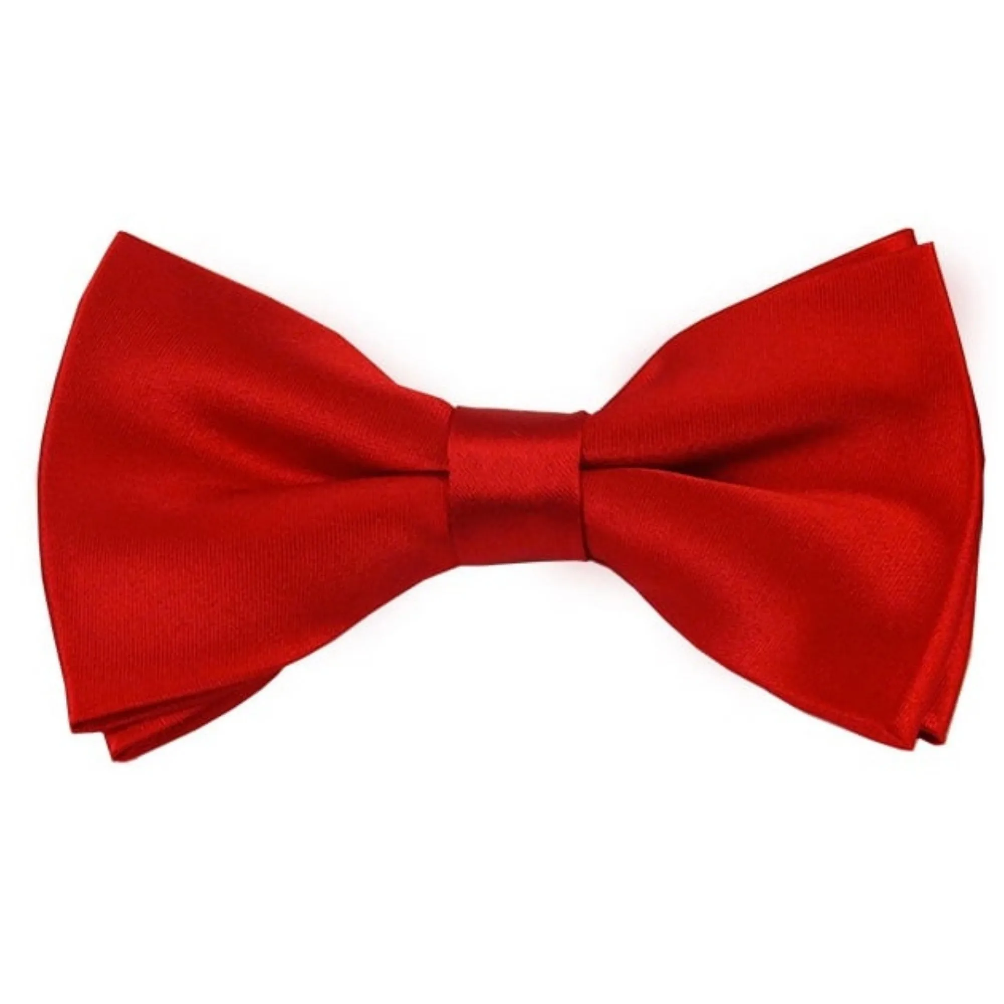 TheDapperTie Men's Solid Color 2.5 W And 4.5 L Inch Pre-Tied adjustable Bow Ties