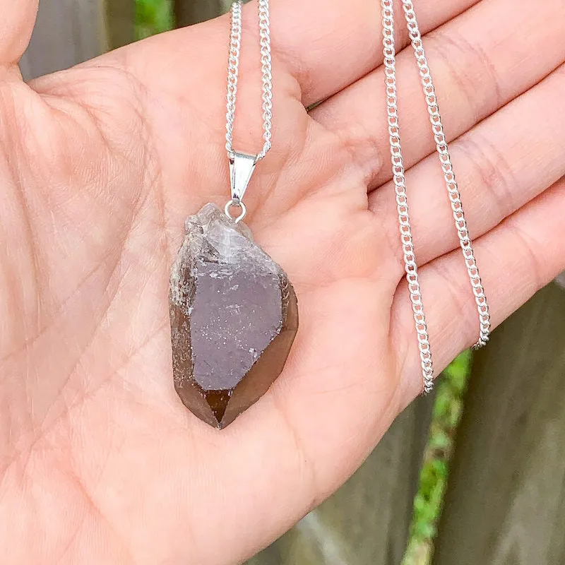 Unpolished Raw Stone Necklace