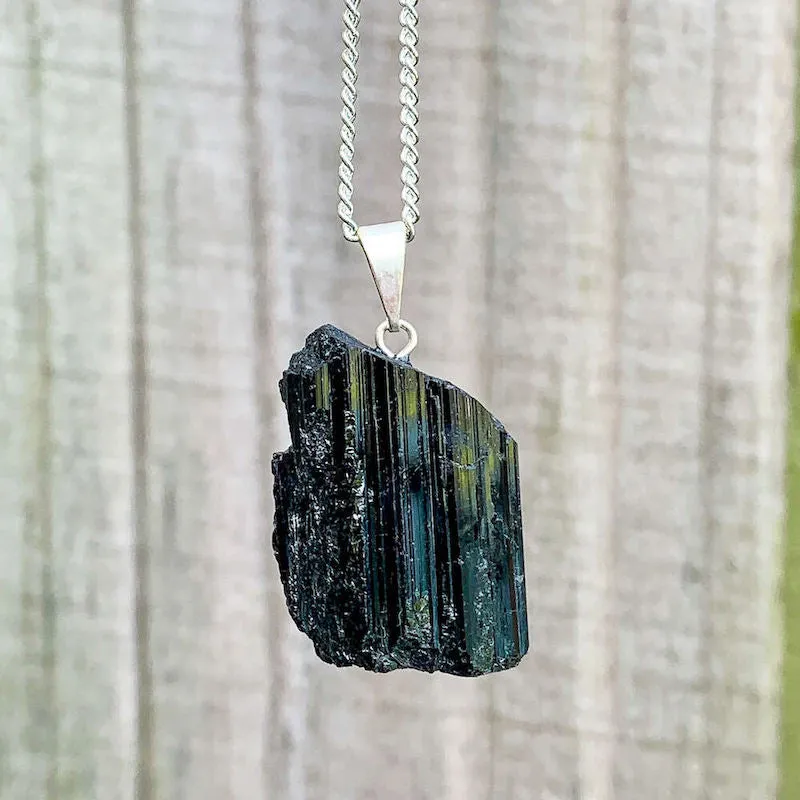 Unpolished Raw Stone Necklace