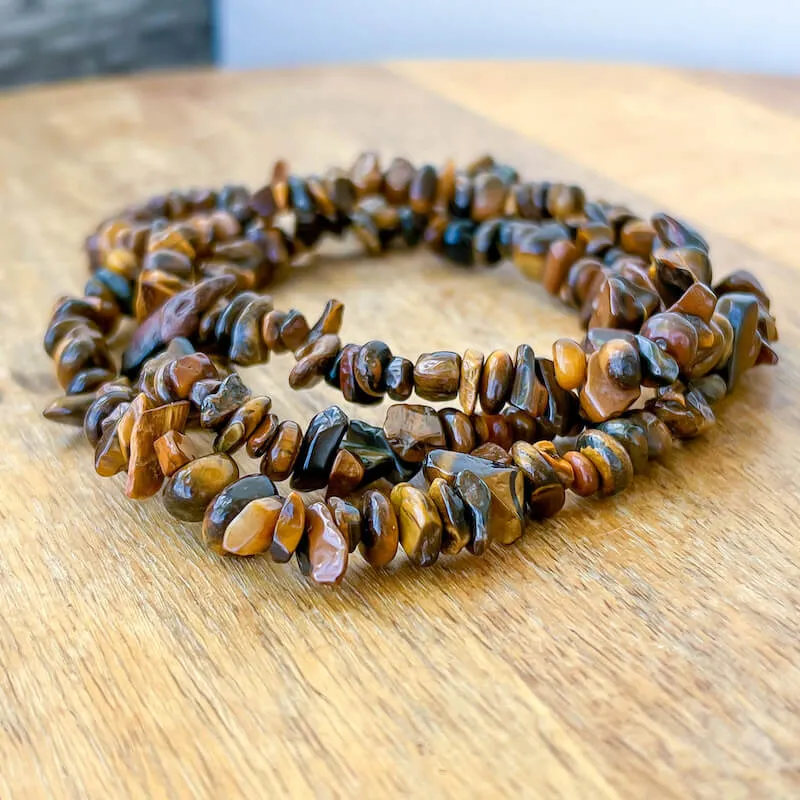 Yellow Tiger Eye Pendant Necklace