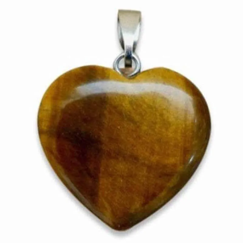 Yellow Tiger Eye Pendant Necklace