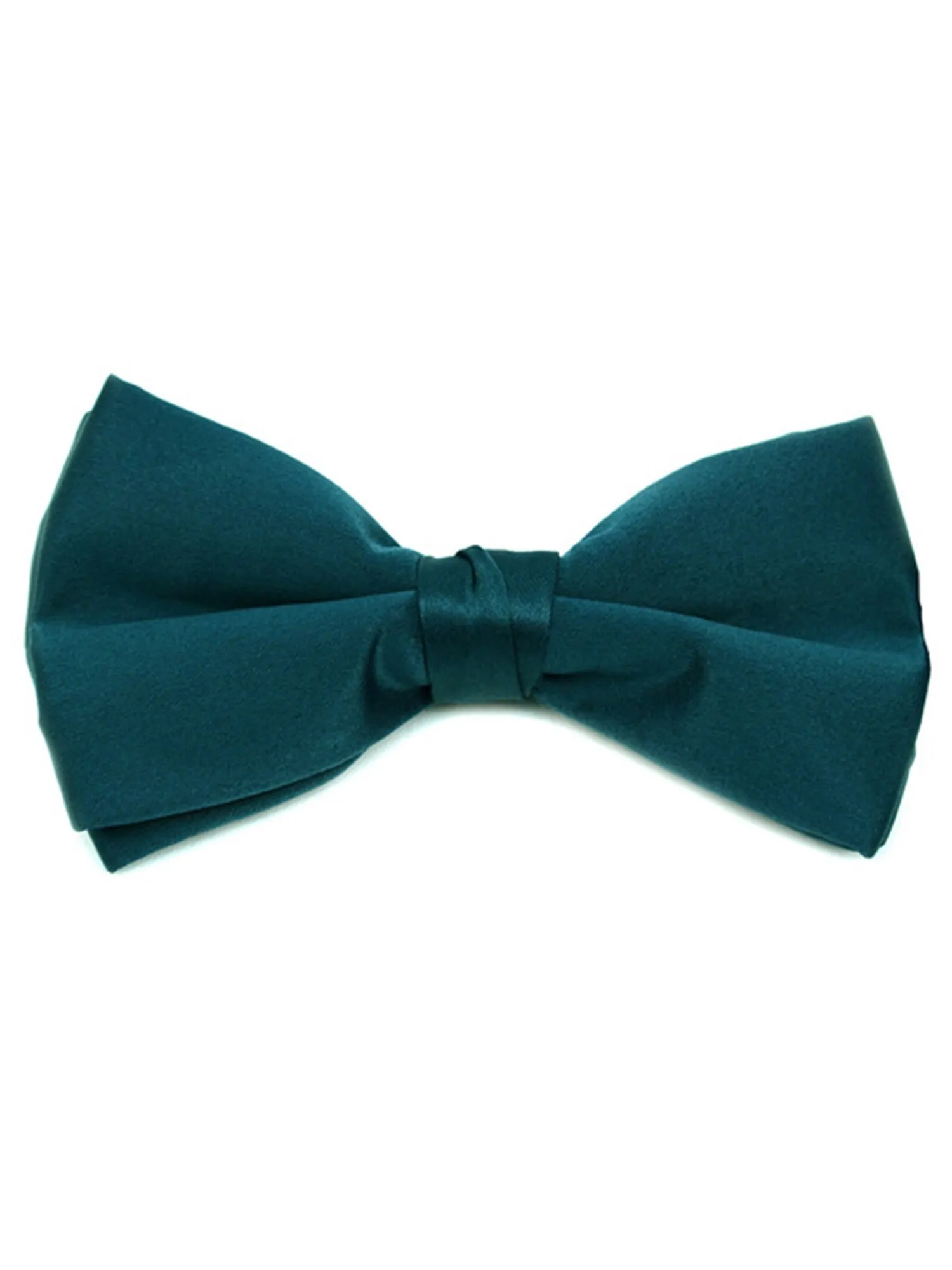 Young Boy's Pre-tied Adjustable Length Bow Tie - Formal Tuxedo Solid Color